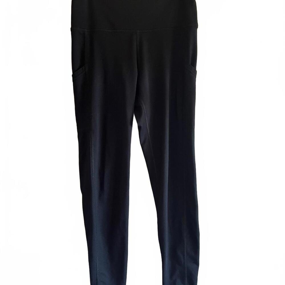 Large - Women's -Aerie - #5083‎ - Comfortable Black Yoga Pants with Pockets
